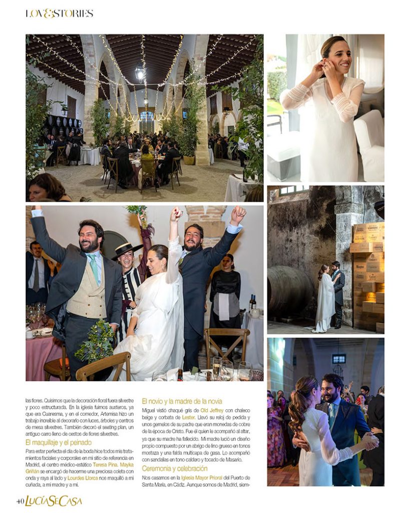 reportaje nupcial en Lucia se Casa